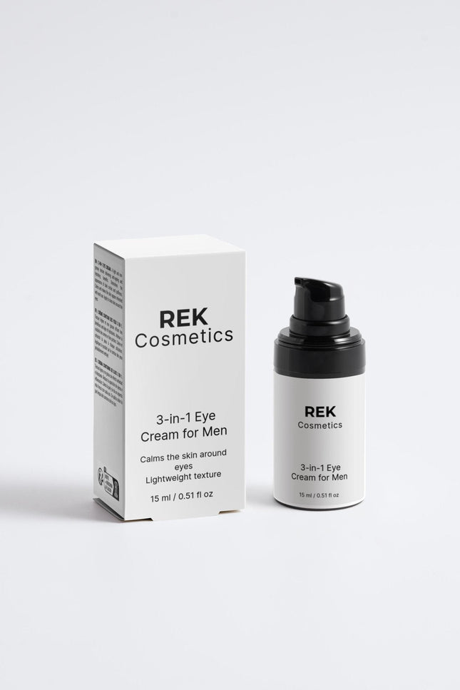 REK Cosmetics - 3-in-1 Eye Cream for Men – Anti-Aging & Hydrating