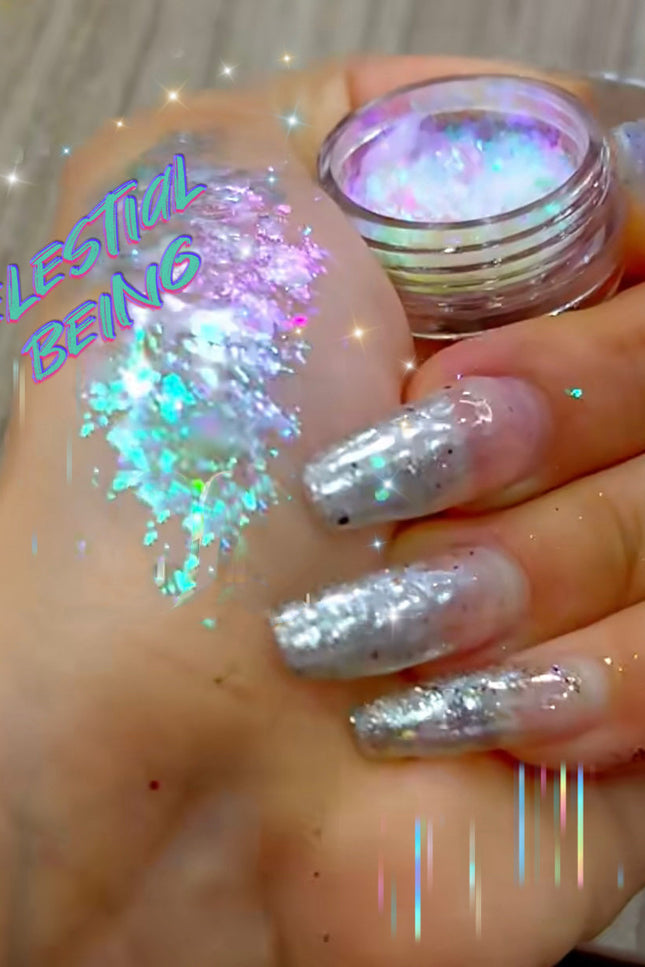 Inked Doll Cosmetics - CELESTIAL BEING “Galactal Goddess” Gel Flakes