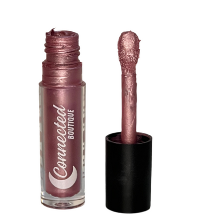 Connected Boutique - Rose- Metallic Pink Bold Longwear Liquid Lipstick – Transfer‑Proof Matte