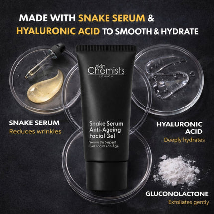 skinChemists US - skinChemists Snake Serum Anti-Ageing Facial Gel 30ml