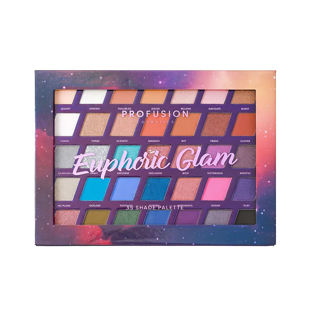Profusion Cosmetics - Euphoric Glam 35-Shade Eyeshadow Palette