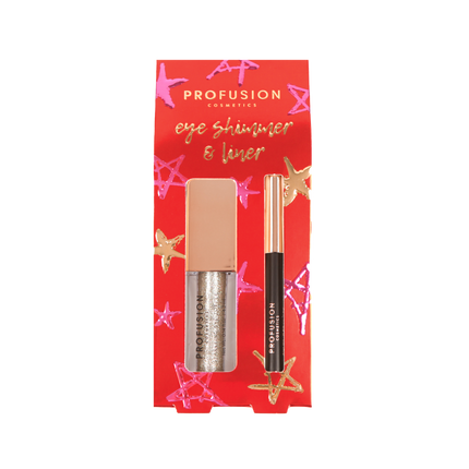 Profusion Cosmetics - Crimson Eye Shimmer & Eye Liner – 2-Piece Set