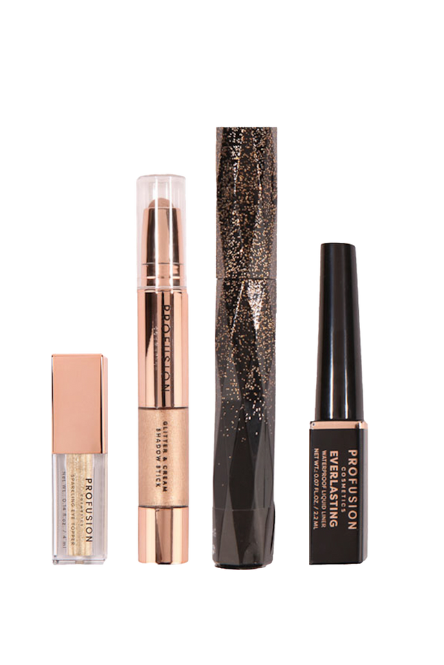 Profusion Cosmetics - Crimson Festive Eyes – Complete 4-Piece Eye Set