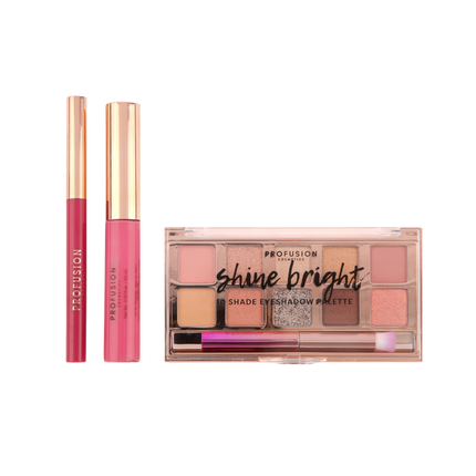 Profusion Cosmetics - Crimson Star Struck – 4-Piece Face and Eye Set