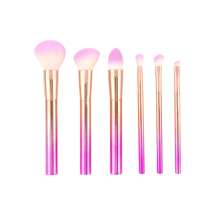 Profusion Cosmetics - Crimson Brush Vault – 6-Piece Brush Set