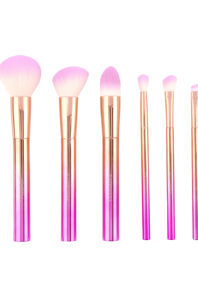 Profusion Cosmetics - Crimson Brush Vault – 6-Piece Brush Set