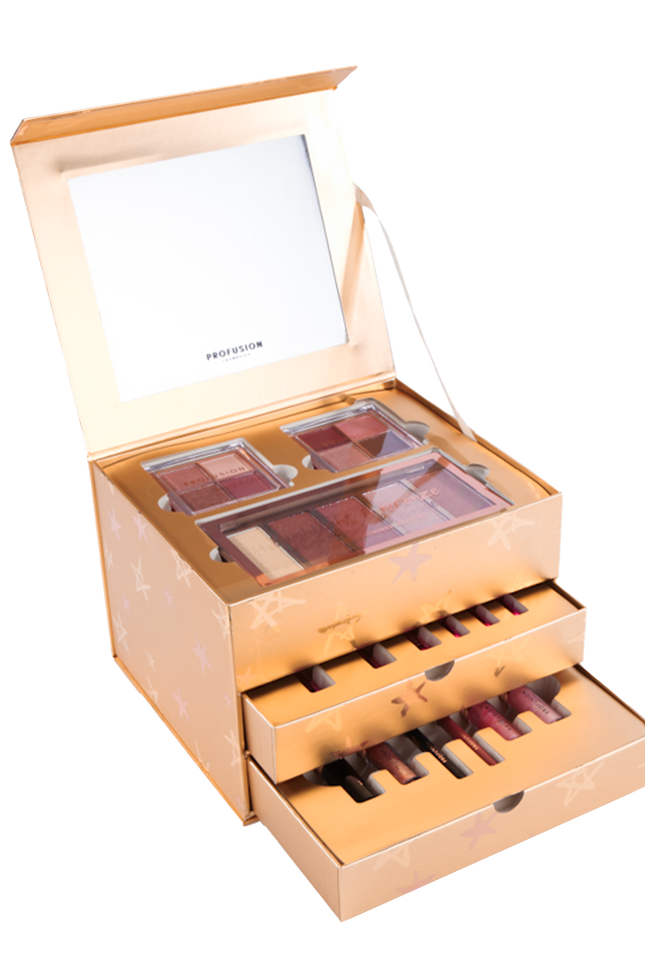 Profusion Cosmetics - Crimson Dawn to Dusk Beauty Kit – Complete Collection