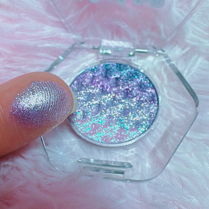 Inked Doll Cosmetics - PEARLESCENT PURPLE “Mermaidia Collection” Pressed TripleChrome