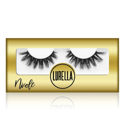 Lurella Cosmetics - 3D Mink Eyelashes - Nicole