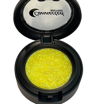 Connected Boutique - Inner Goddess - Yellow/Green Duo-chrome Glitter Eyeshadow single
