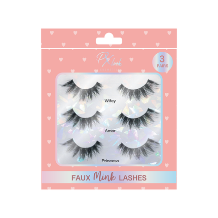 Prolux Cosmetics - 3 Pair Faux Mink Lashes Set