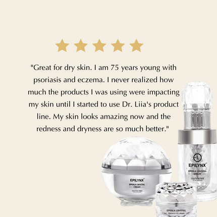EpiLynx - Vegan EpiSilk Crystal Wrinkle Smoothing Face Treatment - Intense Brightening and Firming Wrinkle Fix for Sensitive Skin