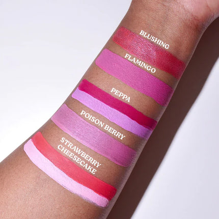 Glisten Cosmetics Blushing (Metallic Red Pink) Pan