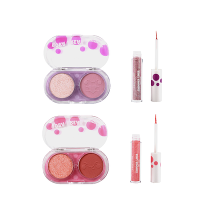 Profusion Cosmetics - Share Tea 4 PC Shadow Duo & Liner Set
