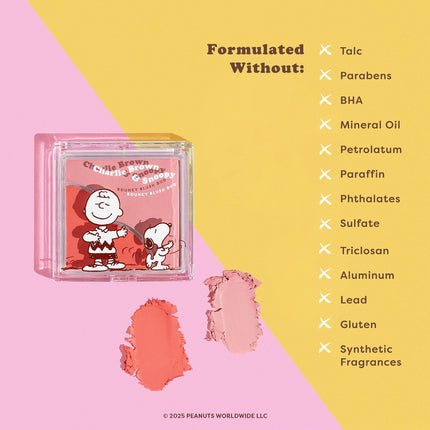 Profusion Cosmetics - Peanuts 75th | Charlie Brown & Snoopy Bouncy Blush Duo