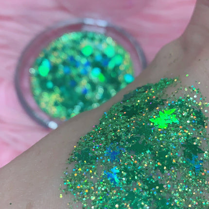 Inked Doll Cosmetics - 420 GLITTER HIGHLIGHTER (36 mm or 59 mm HUGE!!)