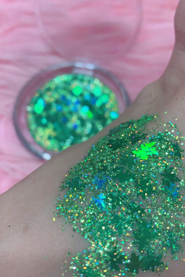Inked Doll Cosmetics - 420 GLITTER HIGHLIGHTER (36 mm or 59 mm HUGE!!)