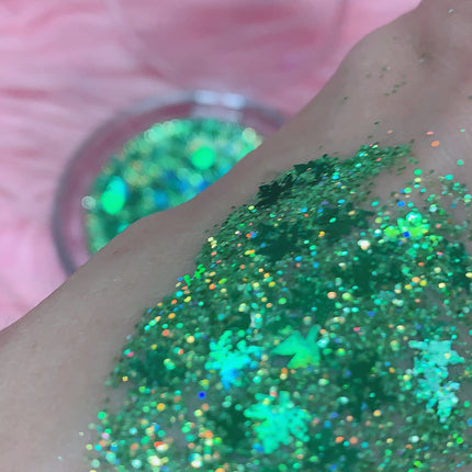 Inked Doll Cosmetics - 420 GLITTER HIGHLIGHTER (36 mm or 59 mm HUGE!!)