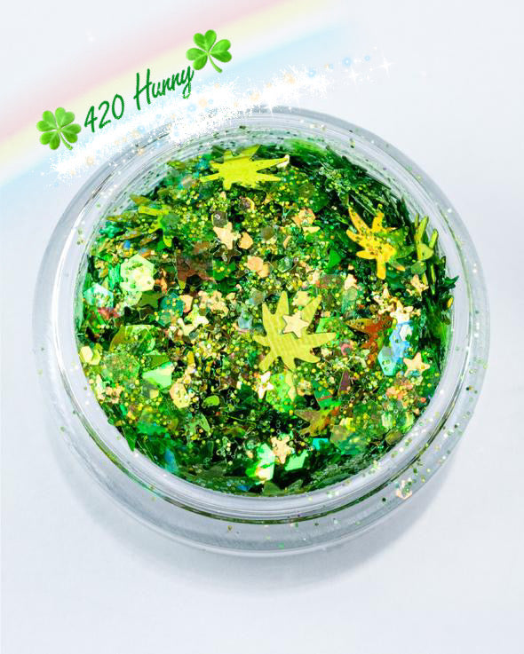 Inked Doll Cosmetics - 420 Hunny Festival Glamdoll Glitter Mix
