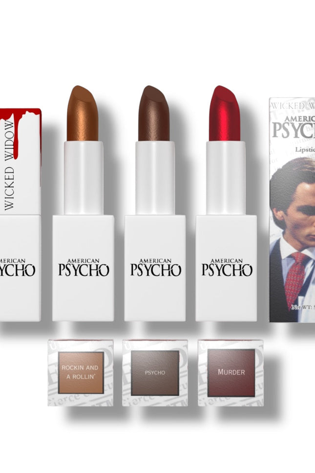 Wicked Widow Beauty - American Psycho Shimmer Lipstick