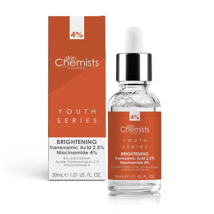 skinChemists US - Tranexamic Acid 2.5%, Niacinamide 4% Brightening Facial Serum 30ml