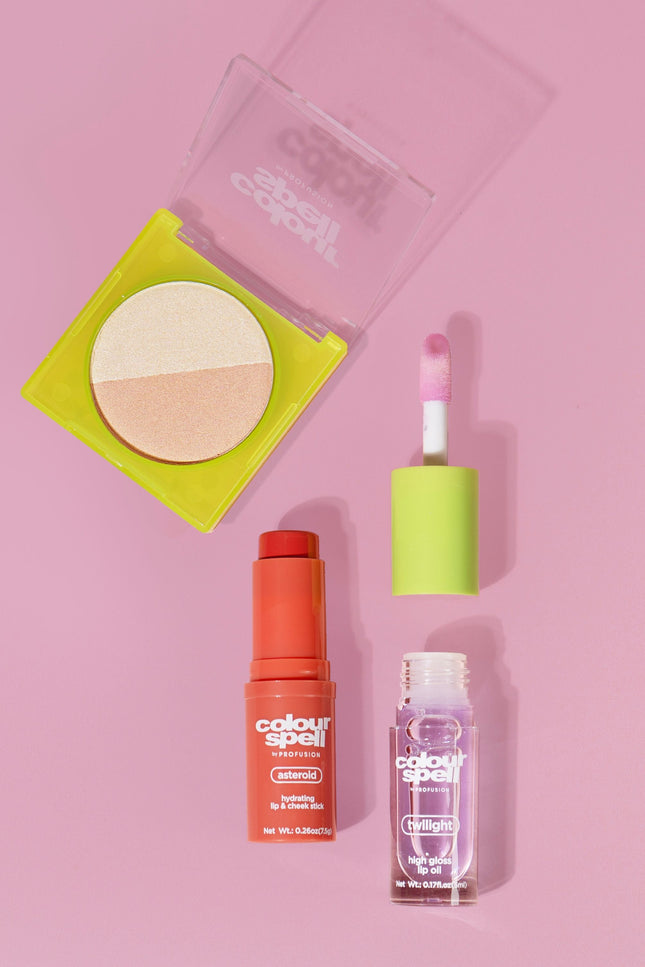 ColourSpell - Serving Glow Collection- Highlight, Blush & Lip Oil