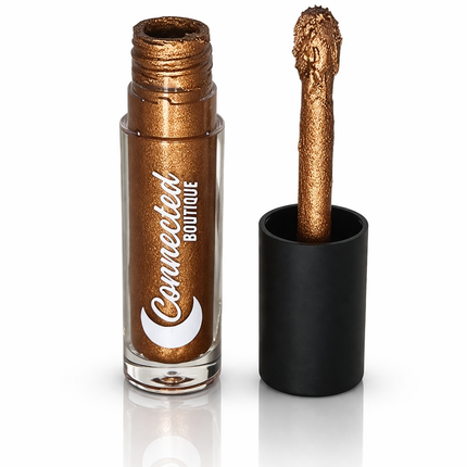 Connected Boutique - BK - Bronze Metallic Longwear Liquid Lipstick – Transfer‑Proof Matte