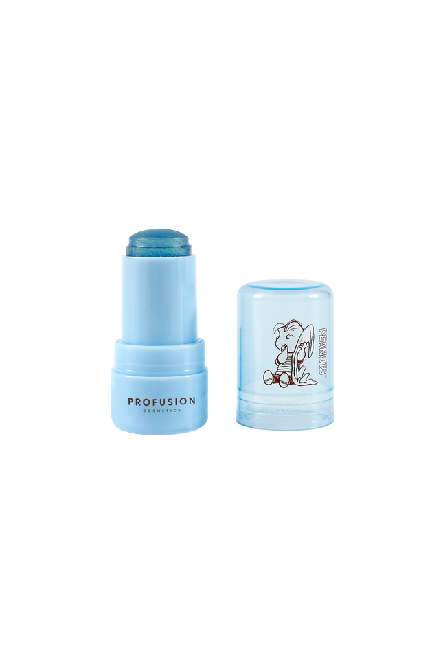 Profusion Cosmetics - Peanuts 75th | Linus’s Cozy Tint PH Color Changing Balm & Security Blanket Pouch