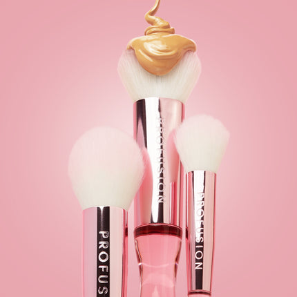 Profusion Cosmetics - Face Essentials 3PC Face Brush Set