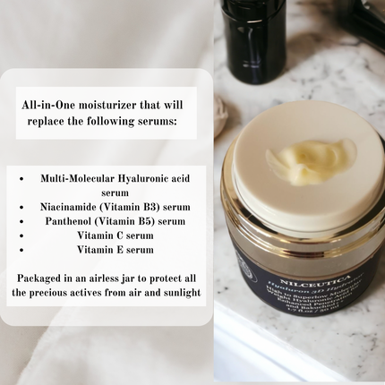 NILCEUTICA - Hyaluron 3D Hydrator Multi Lamellar Emulsion The Advanced Response Face and Neck Cream-Serum