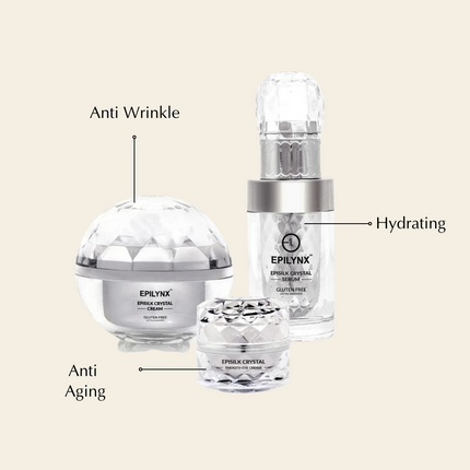 EpiLynx - Vegan EpiSilk Crystal Wrinkle Smoothing Face Treatment - Intense Brightening and Firming Wrinkle Fix for Sensitive Skin