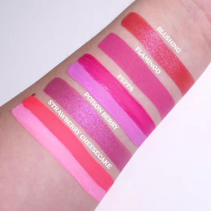 Glisten Cosmetics Blushing (Metallic Red Pink) Pan