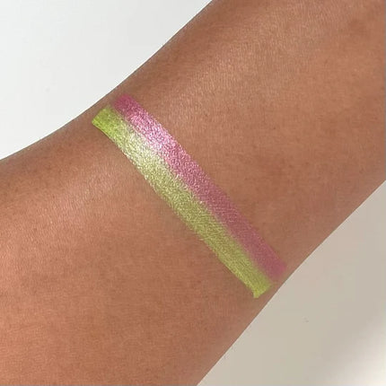 Glisten Cosmetics - Split Liner - Nerds (Shimmer Pink & Lime Green) - Large (10g)