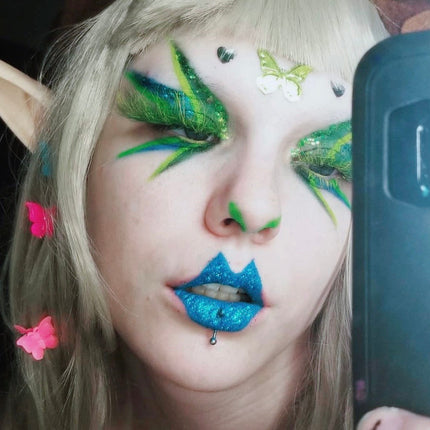 Inked Doll Cosmetics - *LEPRECHAUN* (Green) DreamDoll Color Lashes !