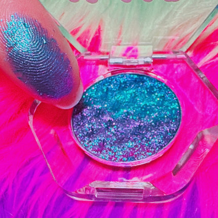 Inked Doll Cosmetics - ISLAND MERMAID “MERMAIDIA COLLECTION” PRESSED TRIPLECHROME