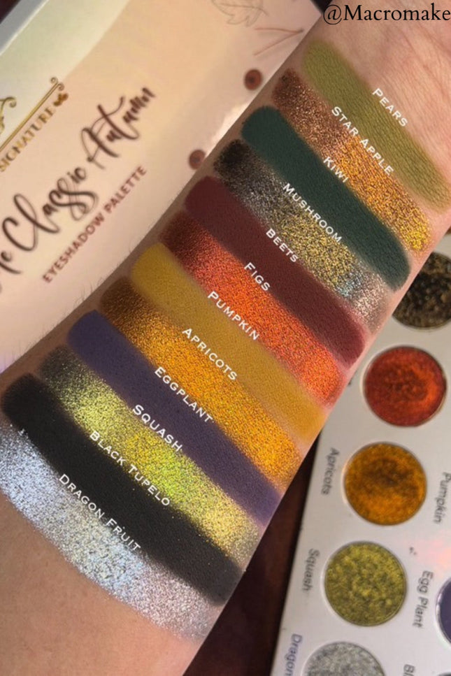 Dede's Signature - THE CLASSIC AUTUMN EYESHADOW PALETTE [NON MAGNETIC]