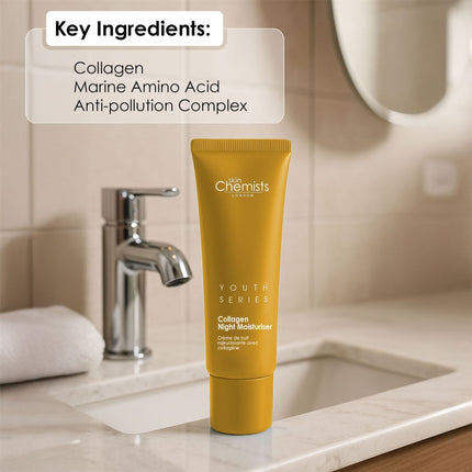 skinChemists US - 1% Collagen Night Moisturiser 50ml (Vegan)