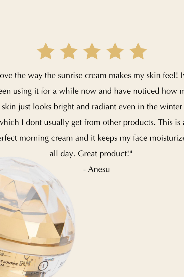 EpiLynx - Sunrise Nourishing & Firming Cream for Sensitive Skin - Radiant Glow & Smoothing