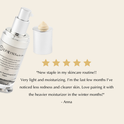 EpiLynx - Face Moisturizer for Sensitive and Dry Skin - Lightweight