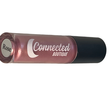 Connected Boutique - Rose- Metallic Pink Bold Longwear Liquid Lipstick – Transfer‑Proof Matte