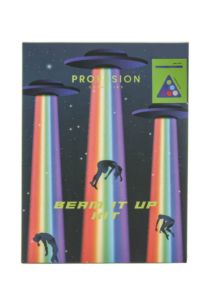 Profusion Cosmetics - UFO | Beam It Up Kit: 6-Shade Palette + Neon Liner