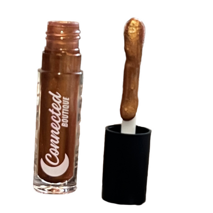 Connected Boutique - Creative - lip gloss hydrating metallic brown