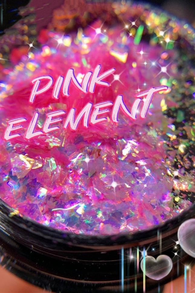 Inked Doll Cosmetics - PINK ELEMENT “Galactal Goddess” Gel Flakes