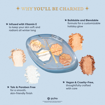 Profusion Cosmetics - Harry Potter Holiday | Magical Charms Illuminating Highlighter Quad