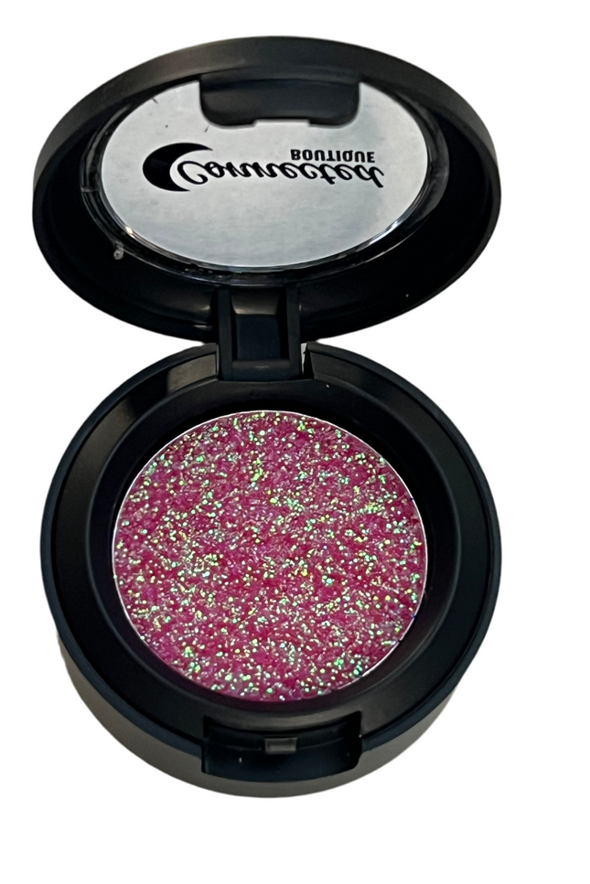 Connected Boutique - Heartfelt Pink Duochrome Glitter Eyeshadow – Soft Shift Sparkle