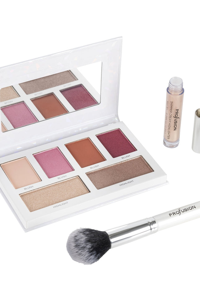Profusion Cosmetics - White Crystals Cheek Collection Box