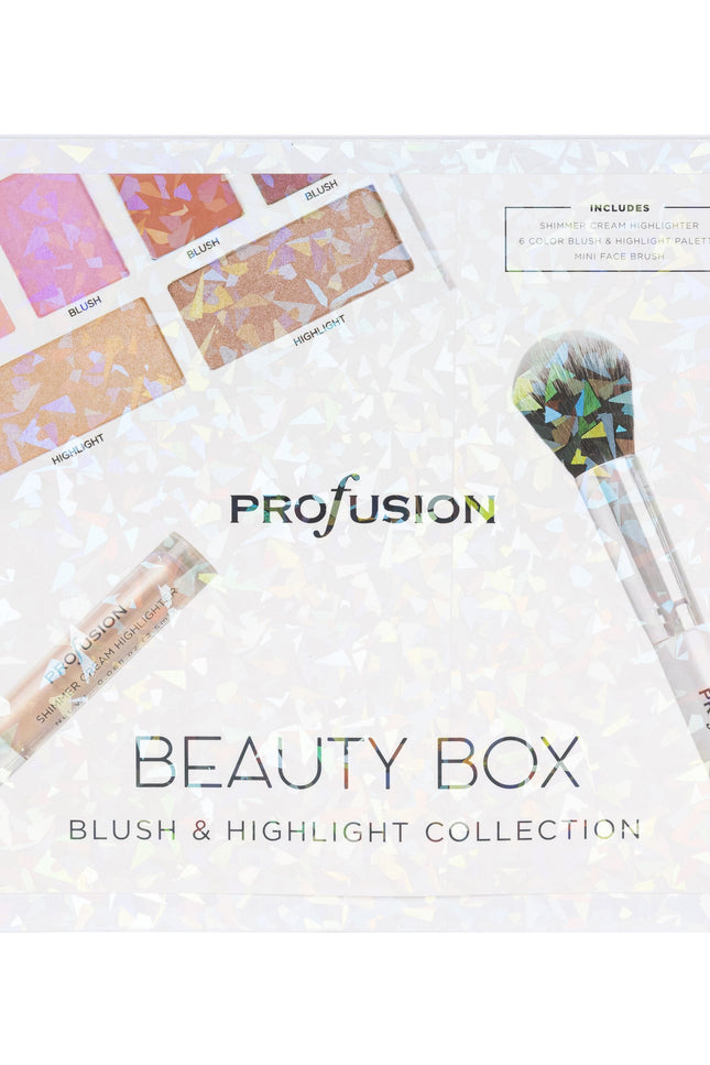 Profusion Cosmetics - White Crystals Cheek Collection Box