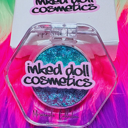 Inked Doll Cosmetics - ISLAND MERMAID “MERMAIDIA COLLECTION” PRESSED TRIPLECHROME