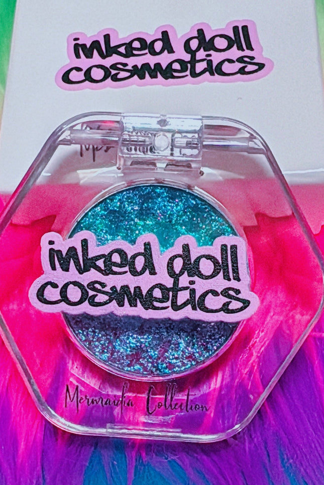 Inked Doll Cosmetics - ISLAND MERMAID “MERMAIDIA COLLECTION” PRESSED TRIPLECHROME
