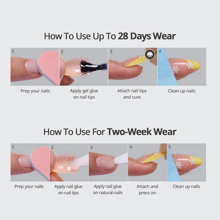Nail Pop Studio - Braveheart Short Square Nails - Press On Nails | Long Lasting & Reusable